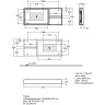 Зеркало с подсветкой GEBERIT CITTERIO 500,571.JI.1 135 см